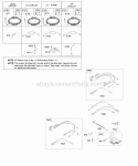 Alternator Fuel Supply Ignition Diagram and Parts List for 441677-0112-B1  Briggs and Stratton Engine